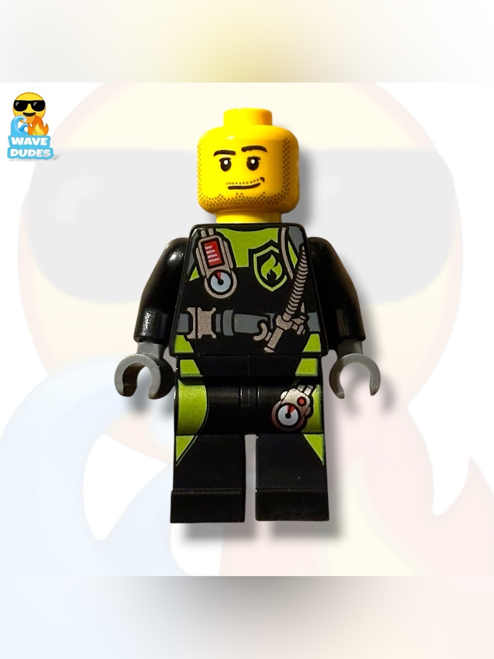 Lego City Firefighter Scuba Diver Minifigure